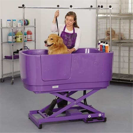 Master Equipment Poly Pro Lift Grooming Tub Pur TP5856 79